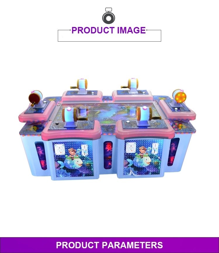 Interesting Child Fishing Arcade Game Machine With HD LCD Screen Virtual Reality