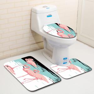 Quality Flamingo Toilet Seat Cushion 45*37 Carpet Toilet Seat Cover wholesale