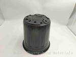 Series 6 Black plastic plant pot BN170