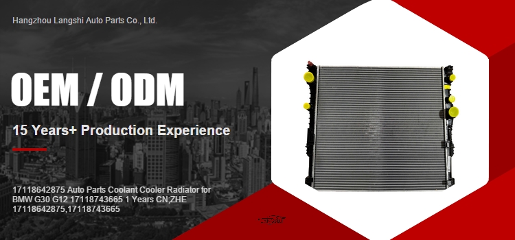 Car Fitment BMW 2015-2019 Auto Parts Coolant Cooler Radiator for G30 G12 17118642875
