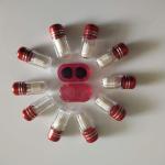 15mm Pharmaceutical Mini Pill Cases 2g Clear Plastic Pill Bottles