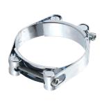 European Stainless Steel Heavy Duty Double Bolt Hose Clamp Pipe Clamp 20mm 24mm