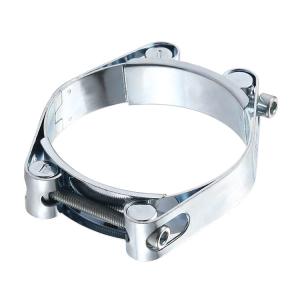 Quality European Stainless Steel Heavy Duty Double Bolt Hose Clamp Pipe Clamp 20mm 24mm wholesale