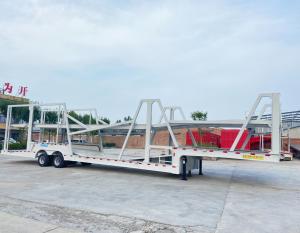 Quality 2 Layer Hydraulic Car Transport Semi Trailer 8 Tire wholesale