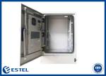 Anti Theft Weatherproof 16U Outdoor Telecom Cabinet Anti Corrosion Powder