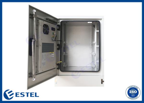 Anti Theft Weatherproof 16U Outdoor Telecom Cabinet Anti Corrosion Powder