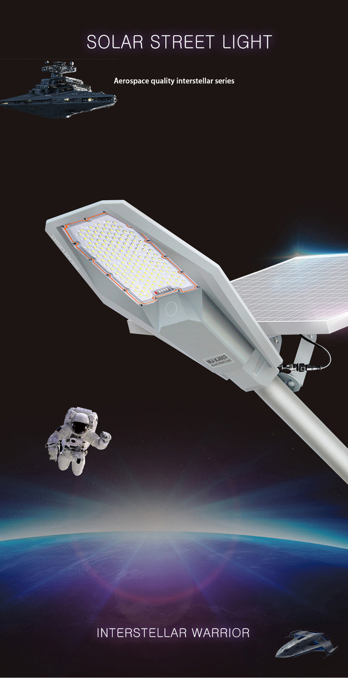 Efficient 100w 200w 300w 400w Solar Street Light With Die Casting Aluminum Alloy
