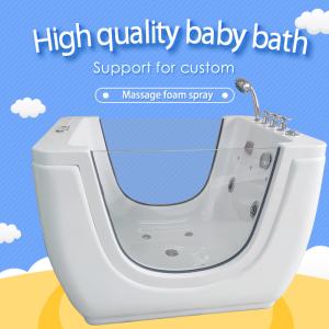 Quality 1100mm Hospital Spa Shop Kids Bathtub Acrylic Whirlpools Massage Hydrotherapy wholesale