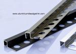 10mm Square Box Aluminium Tile Edge Trim Polished And Anodized
