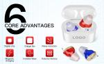 Mini Invisible CIC Ear Hearing Aids Personal Rechargeable Amplifier For Hearing