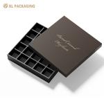 Customized Luxury Chocolate Box in Hard Paperboard and Kraft Paper for Gift