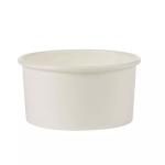 Takeout Disposable White Food Grade Noodle Paper Bowl PE Lined Offset Printing