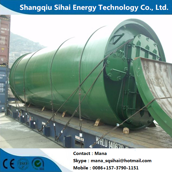 8-10 Tons Daily Processing Capacity Rubber Pyrolysis Machine for Recycling Waste Tires