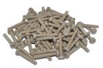 High Strength SGS Peek Bolts Machined Plastic Parts Chemical Resistance