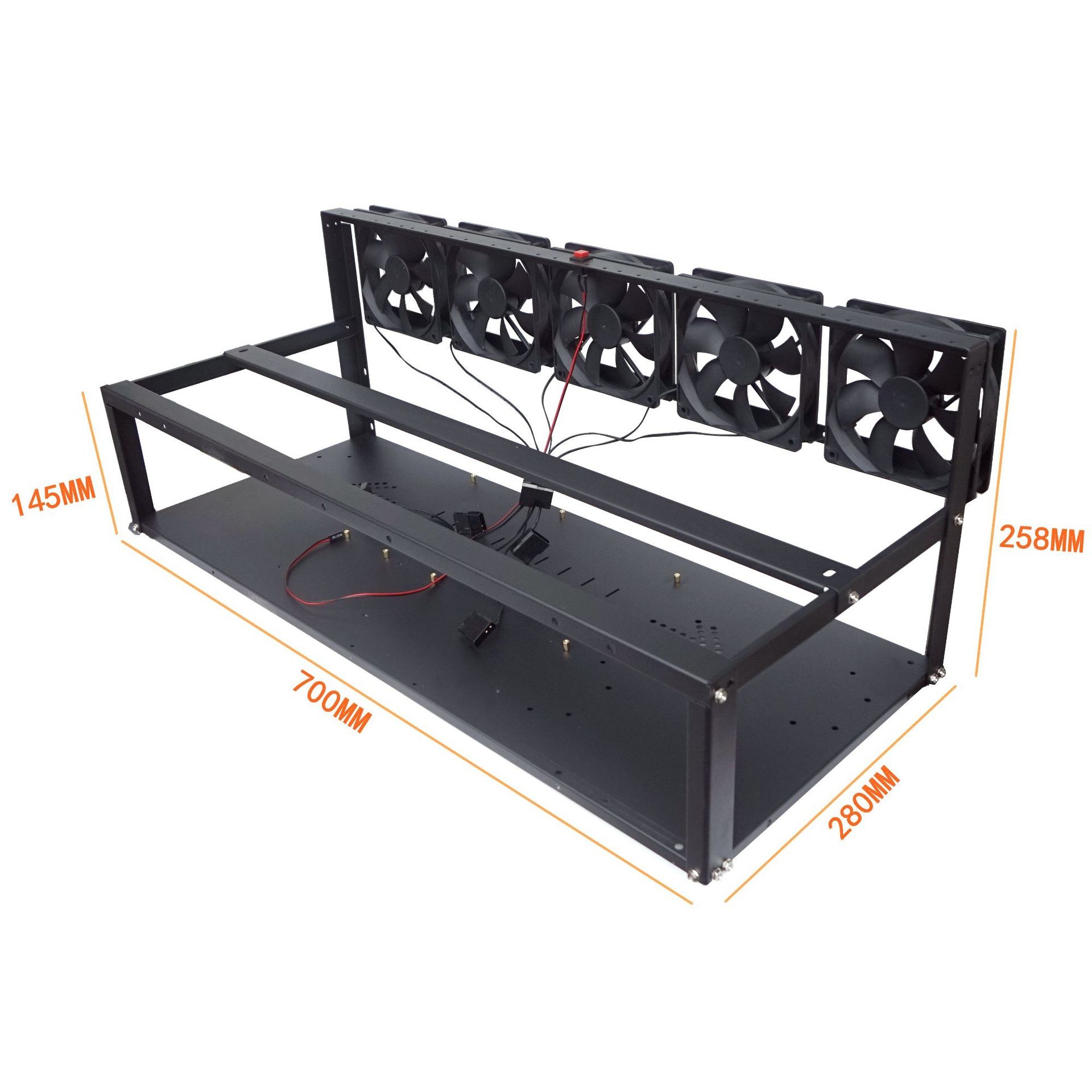 6 8 12 GPU Case Mining Mother Board S11 Vertical Graphics Card Holder For Asic Mining