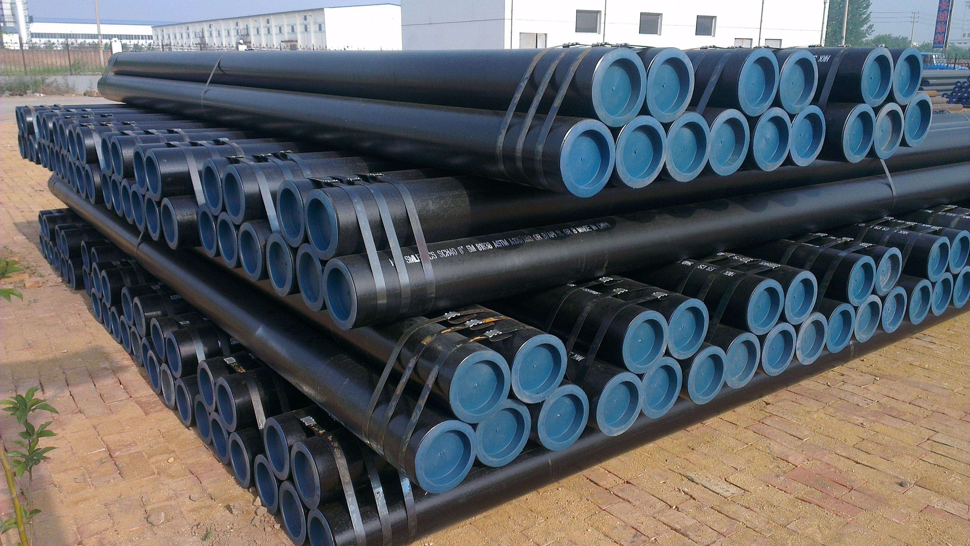 Alloy Rectangular ERW Mild Steel Tube For Waterworks Black Painted