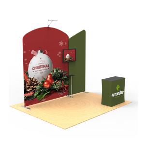 Quality Foldable Trade Show Booth Displays 10x10 Custom Printed Solid Reusable wholesale