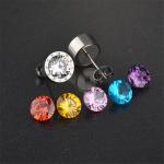 Multi Color Crystal Earrings For Women Fashion Jewelry 2018 Latest Stainless