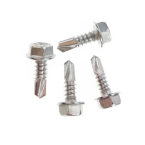 Quality Metal Sheet Hex Washer Head , Self Drilling Screw Hex Washer Head Mini Size wholesale