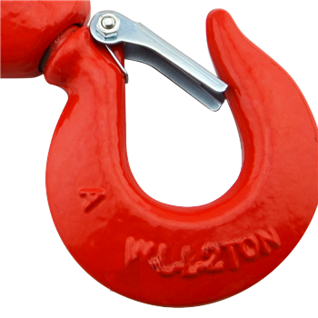 Plain Finish High Strength Steel Forklift Lifting Hoist Swivel Hook