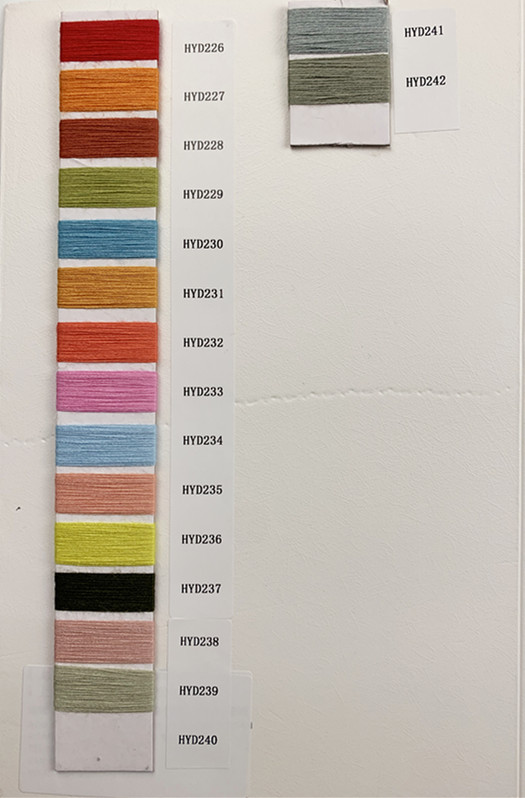 200 colors Stock avliable 28S/2 or 2/48NM angora like 50% viscose 29% PBT 21% nylon knitting core spun yarn