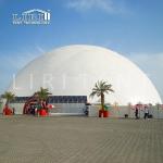 60m Diameter Geo Dome Tents Waterproof Metal Frame
