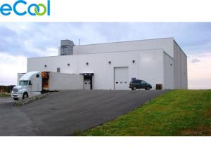 Quality 5400 Square Feet Frozen Products Cold Room Warehouse With Loading Platform Sealing Doors wholesale