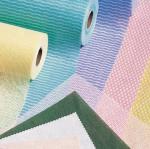 Cross Lapping Cupro Spunlace Non Woven Fabric Raw Material Spunlace Technology