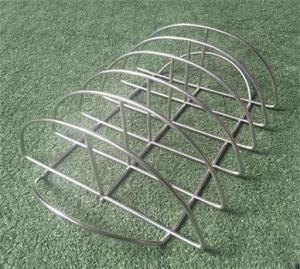 Quality 38x21.5x11cm BBQ Grill Accessories , 304 Stainless Steel Smoker Rib Rack wholesale