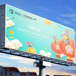 Double Sided Outdoor Vinyl Banners Exterior Light Box Advertising Light Boxes