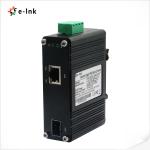 Mini Industrial 100/1000BASE-X SFP to 10/100/1000BASE-T 30W PoE+ Media Converter