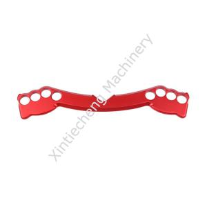 Quality CNC 6063 Aluminum Parts Processing Custom Sports Equipment Parts Red Oxidation wholesale