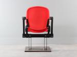 HDPE Plastic Stadium Chair With Cupholder