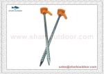 8" Outdoor Camping Steel Metal Tent Screw Peg Stakes with durable head