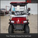 Four Passenger Golf Cart Red Color Electric Golf Cart With LCD Screen