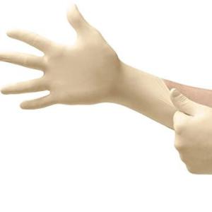 Quality Light Yellow Powder Free Disposable Latex Examination Gloves 4g 5g wholesale