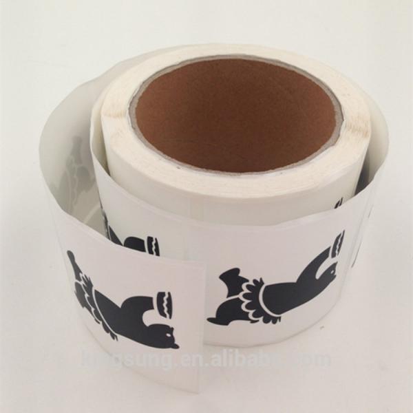 PMS Black Printing Tamper Seal Stickers For Food Promotional Gifts Strong