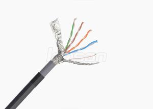 Quality Customized 0.5mm CCA Cat5e Lan Cable 1000 Ft SFTP 24 Awg Shielded Cable wholesale