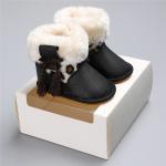 New designed PU Leather warm 0-2 years Rubber hard sole baby boots