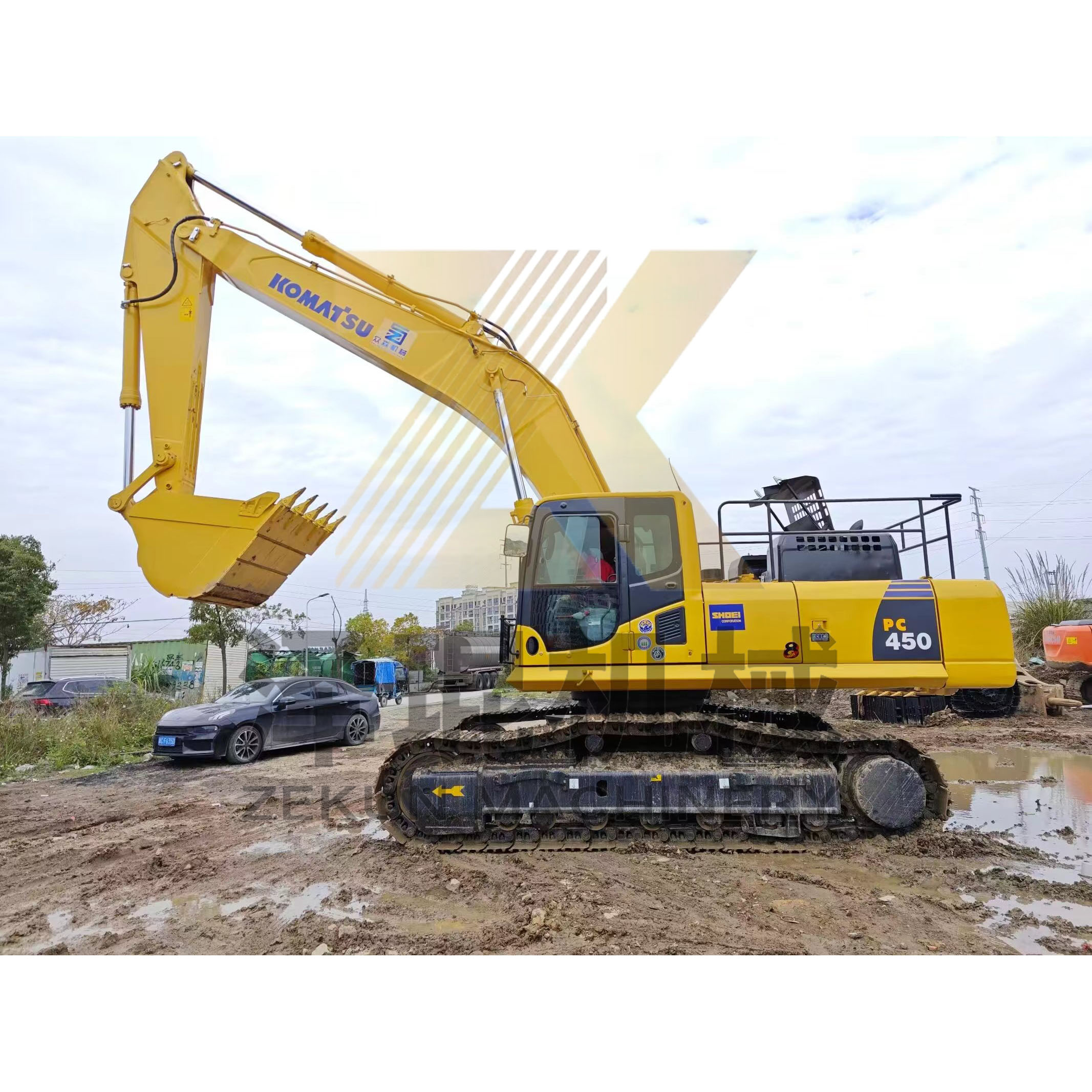 Used Komatsu PC450-8 Excavator 45125KG with 2.1m³ Bucket Capacity