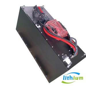 Quality 51.2V 304ah Rechargeable Lithium Ion Electric Forklift Battery Pack LiFePO4 Traction Battery wholesale