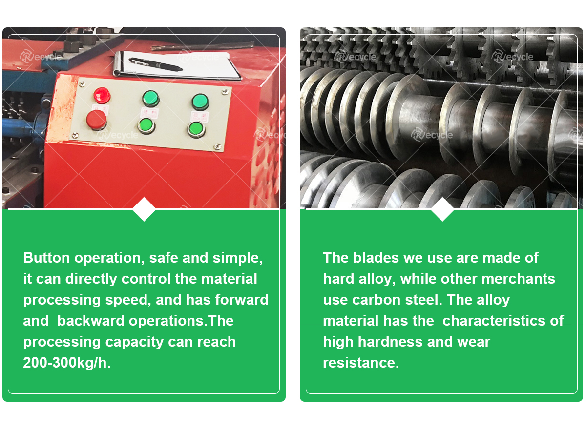 Customized Best Copper Aluminum Radiator Separating Machine for Waste Air Conditioner