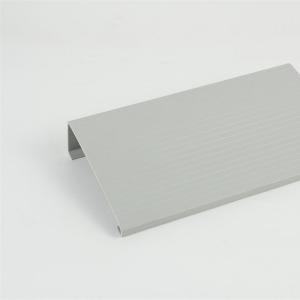 Quality Decorative Plastic Profile Strip PVC Extrusion Grey wholesale