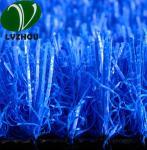 Blue Artificial Grass Carpet For Kindergarten 9000D
