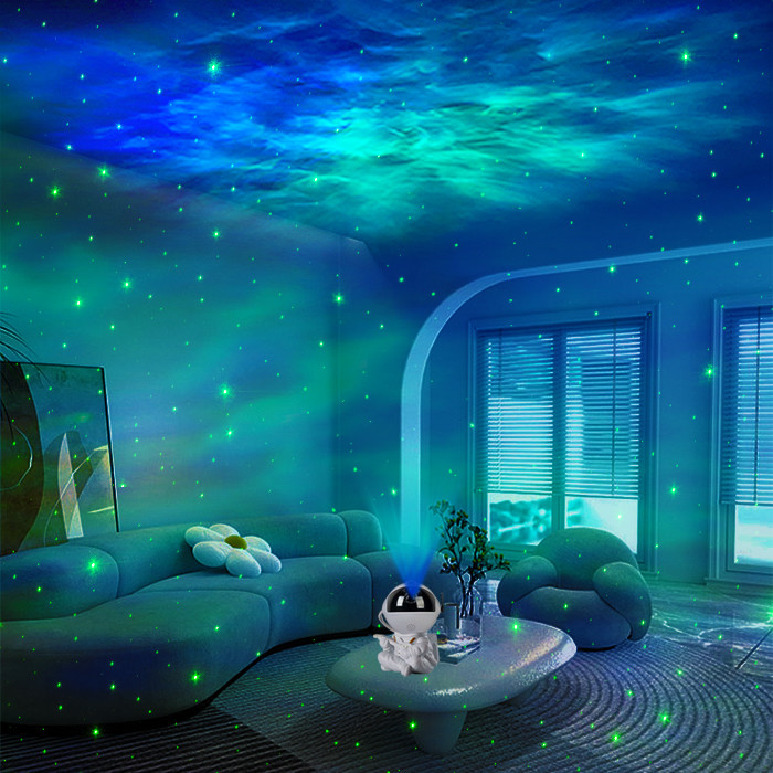5V 1A RGB Room Space Star Projector Rotatable For Birthday Party
