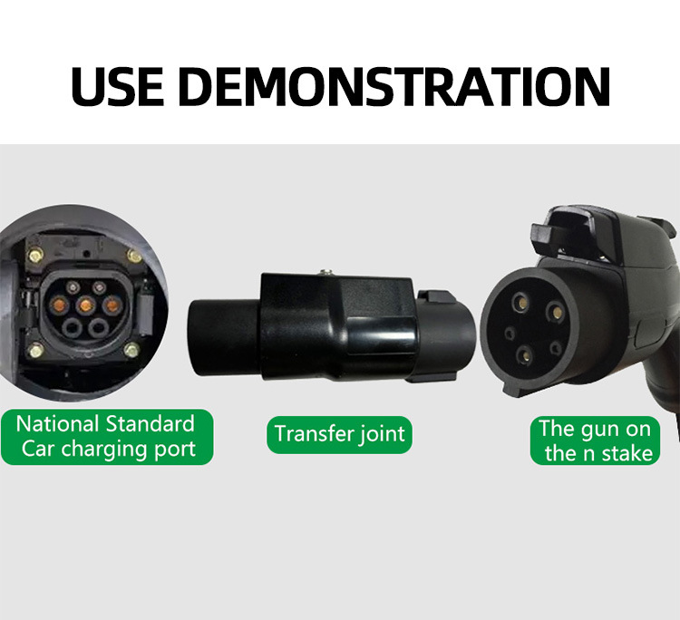 IP55 Level of Protection E-Mingze EV Charger AC Adapter J1772 to GB/T Car Plug Adaptor Type 2 to GBT Adapter EV Charging Connector Adaptor