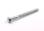 Interior Decoration Mild Steel Wood Screws Galvanized DIN571 With Hex Head