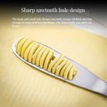 Stainless Steel Cheese Knife for Western Bread and Jam Elegant Butter Knife