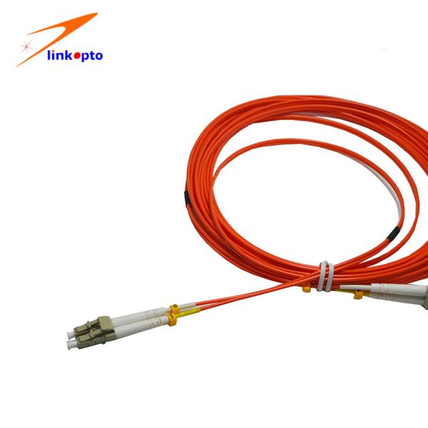 OM2 Duplex Fiber Optic Accessories Jumper Cord LC / PC - SC / PC MM Multi Mode 8