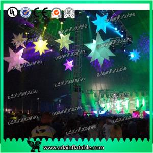 Quality Colorful Oxford Cloth Inflatable Star Huge Inflatable Balloon with Blower wholesale